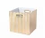 Import Custom Multifunctional Box Foldable High Capacity Canvas Household Handle With Metal Frame Fabric Storage Box Decorative from China