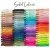 Import Custom no crease candy color printed glitter knotted elastic hair band ponytail holder ribbon hair ties from China