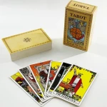 Custom Original Classic Design Spanish English Tarot Cards Manufacturer Free Sample Paper Rider Waite Tarot Cards With Guidebook