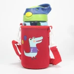 Custom Printing Neoprene Children Kids Cartoon Thermal Water Bottle Holder Bags