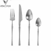 Custom Silverware Cutlery Set Manufacturers Silver Plated Flatware For Restaurant