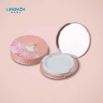 Custom Slim ABS Material Compact Powder Case Container Double Decker Air Cushion Case Boxes for BB Make Up Cream