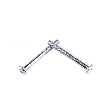 Custom White Zinc Plateds Dome Head Long Partial Thread Screw Customized Size Customized Colors in Factory Fixing Screws Metric