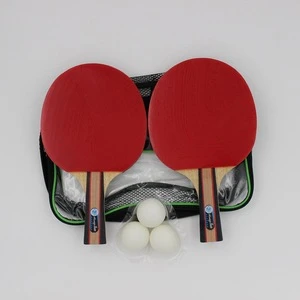 Custom wood carbon training table tennis paddle 3 star poplar ping pong racket