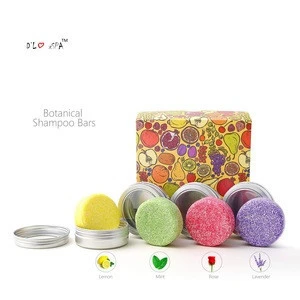 customize natural Organic bar shampoo  soap and conditioner bar with travel Tin packaging