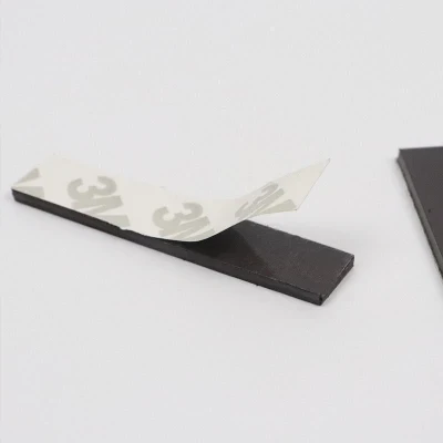 Customized Flexible Magnetic Sheets Roll Rubber Magnet with Adhesive