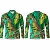 Customized high quality long sleeve fishing shirts dry fit UPF 50 fishing shirts
