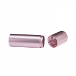 Customized High Quality Pink Aluminum Alloy Mini Tube Cigar Tobacco Storage Metal Tube