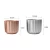 Import Customized planters large outdoor flower pots bulk plant pot silver rose gold plastic plant pots from China