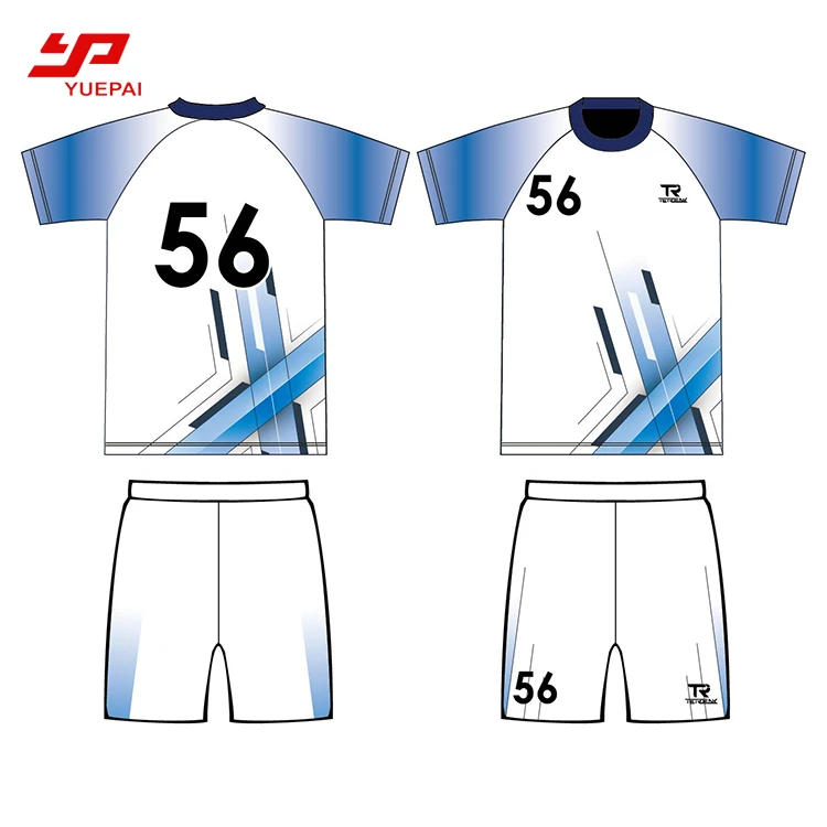 Customized player name and number printed adult and child football t shirt high quality team soccer jerseys