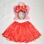 Import Cute little girl with red dots casual kids skirt girls dress from China