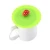 Import Cute Water Drinking Cup Lid Silicone Anti-dust Bowl Cover Cup Seals Glass Mugs  Heat Resistant Tea Cup Lids Diameter 10cm from China