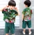 Import cy11566a Wholesale children clothes boy clothing set short sleeve tops+pants baby boy clothes 2pcs set from China