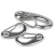 Import D Shape Stainless Steel 304 Lobster Snap Hook Bracelet Clasps 50mm 70mm from China