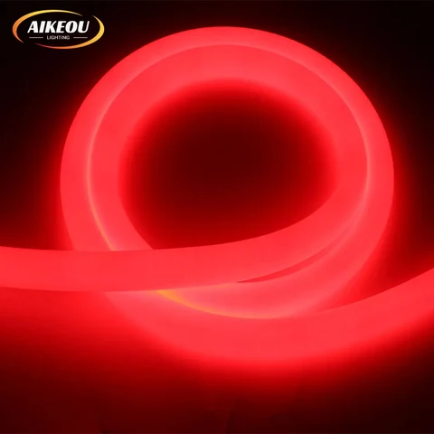 Buy D40mm 360 Degree Led Flexible Silicone Round Tube Light 360 Neon ...