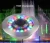 Dancing Water 3 in 1/4 in 1 IP68 18W Fountain Ring DMX / RF Remote Control RGB RGBW LED Fountain Nozzle Light
