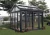 Import Dark grey aluminium Profile glass conservatory sunroom from China