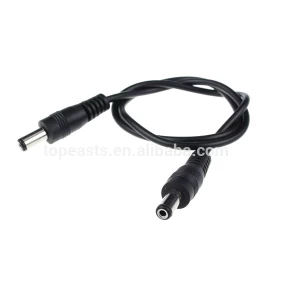DC power cable 2.5mm plug male to male Cable for CCTV camera