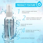 Deep Clean brush cleaner liquid Professional Supplier Private Label brush cleaner spray