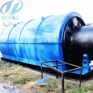Different processing capacity of waste tire/plastic pyrolysis plant/used rubber recycling equipment