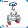 DIN PN40 DN80 Standard WCB body 1.0619 bellow seal globe valve