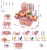 Import Direct manufacturing pink &amp; blue color baby kitchen set toy for girls from China