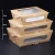 Import Disposable Eco Friendly Stocked white paper kraft box/white paper box for food packaging from China