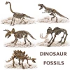 DIY Learning Education STEM Science Dino Dinosaur Fossil Bones Excavation Dig Toy Kit Preschool Toy