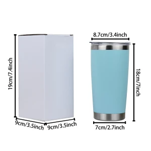Double Layer Stainless Steel Thermos Cup Insulated GYM Bottle Bulk Coffee Travel Mugs Christmas Mug Thermo