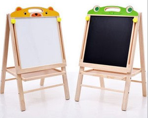 Double Side Painting Magnetic Toy Children Painting Wooden Drawing Easel