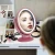 Import Double-Sided Led Makeup Mirror - Lighted Vanity Makeup Mirror with light; 1x/7x magnification 360degree magnifying mirror from China
