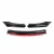 Import DTOUCH Car Front Bumper Lip Factory Car Universal  two-color Front Shovel Gloss Black+Red  Car Front Bumper Lip Body Kit from China