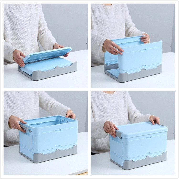 Buy Durable Collapsible Box Plastic Stackable Foldable Storage Box With ...