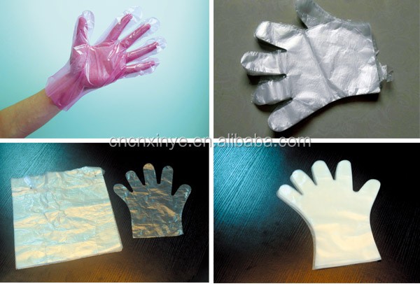 Easy Operate Disposable Plastic PE, ECA and CPE Glove Making Machine