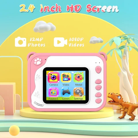 Easy Use  Large 32Gb Tf Card Cartoon Cute Baby Instant Print Selfie Cartoon Toy Kids Camera