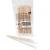 Eco Friendly 100units Pack Cotton Swab Bamboo Ear Clean Makeup Swabs baby cotton swab Wooden Cotton Bud