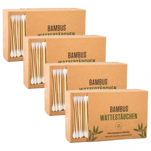 Eco-friendly bamboo cotton buds eyebrow&amp;ear cleaning makeup tools cotton buds