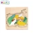 Import Educational DIY wooden toy animals dinosaur puzzle set for children from China