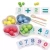Import Educational toys baby  wooden block games Beans Fun Chopsticks Practice Kit puzzle game toy Math Enlightenment Toy for kids from China