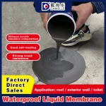 Elastomeric waterproofing liquid membrane coating