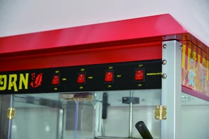 Electric Popcorn Machine Warming Cabinet, Non-Stick Pot