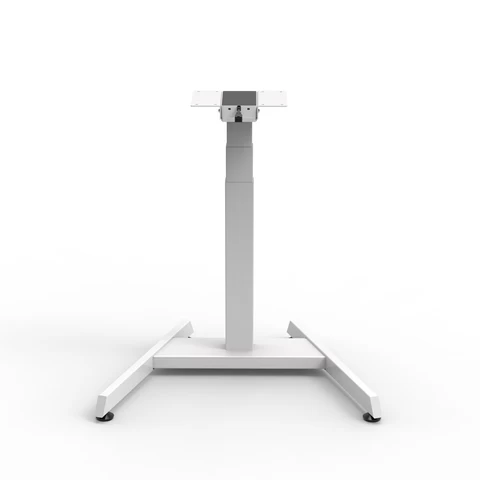 Electric Standing Desk Frame With Desktop- Single Motor Adjustable Height Table Sit Stand Standing Home Office Desk