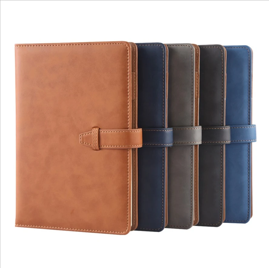 Embossed Travel  Journal  Notebook  With Soft Pu Genuine Leather
