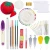 Import Embroidery Starter Kit Bamboo Embroidery Hoops, 100Color Threads, 12*18InchCount Classic Reserve Aida and Cross Stitch Tool Kit from China