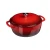 Import Enameled Cast Iron Dutch Oven with Self Basting Lid, Round Ceramic Enamel Coated Casserole Dish Cookware Pot Red, 2.9 QT from China