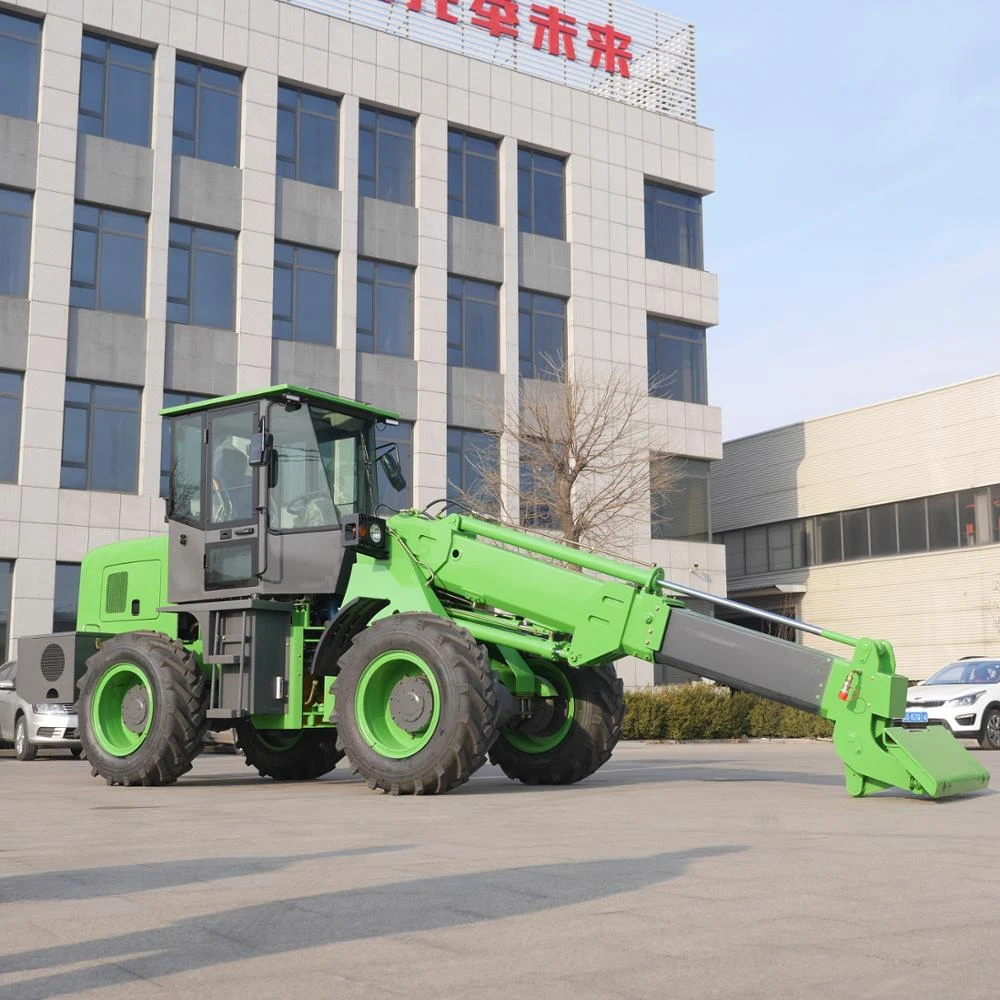 engineering construction machinery 2.0 tons telescopic wheel loader with quick attach