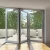 Import Entire Wall Open Finished Aluminum Frame Double Glass Folding Door from China