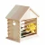 Import Environmental Handmade Hot Sale Wood Cage Bird Canary Outer Door Wood Bird House IBEI from China