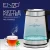 Import ENZO Home Kitchen Small Electric led Tea Kettle Glass Stainless Steel New Blue 1.7L Warmer Smart Kitchen Customized Power from China