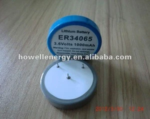 ER34065 Primary Lithium Button cell for water meters